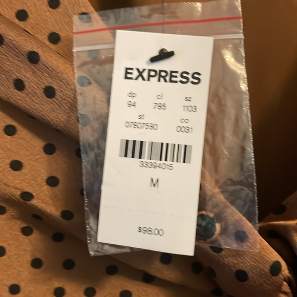 NWT Express Satin Dress - Picture 12 of 12
